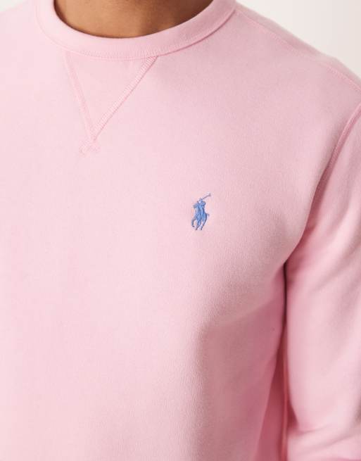 Polo Ralph Lauren - Sweat ras de cou à logo emblématique - Rose caramel, 4 de 5