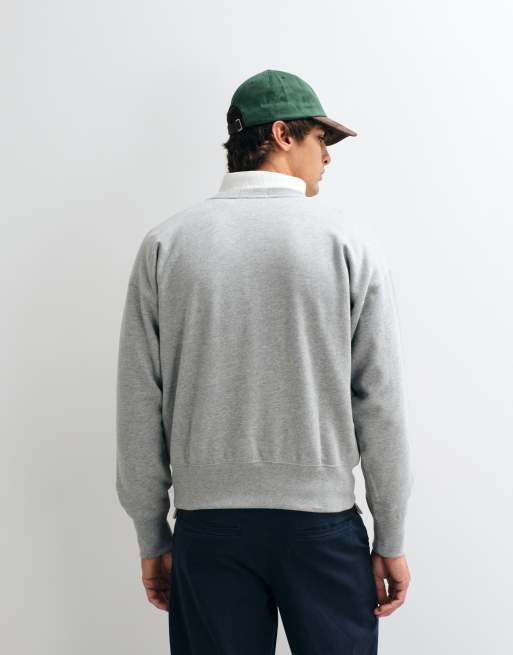 Polo Ralph Lauren sweat-shirt en maille à imprimé ours gris, 4 de 5