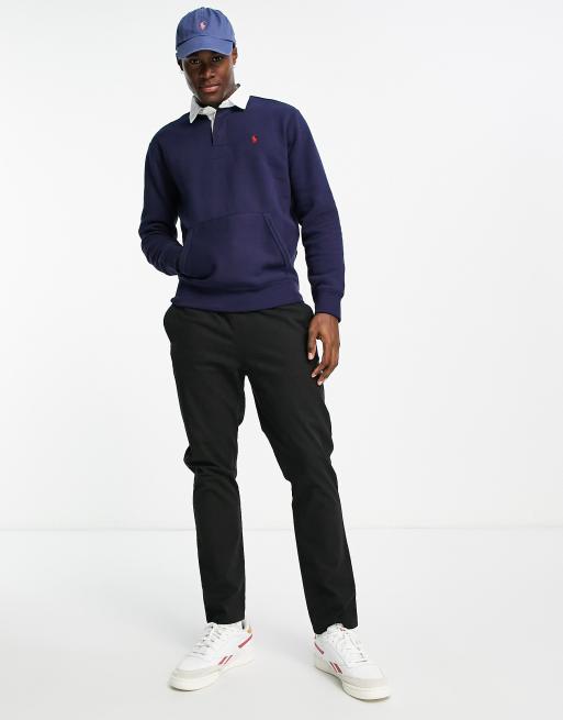 Polo Ralph Lauren Sweat style rugby avec logo embl matique