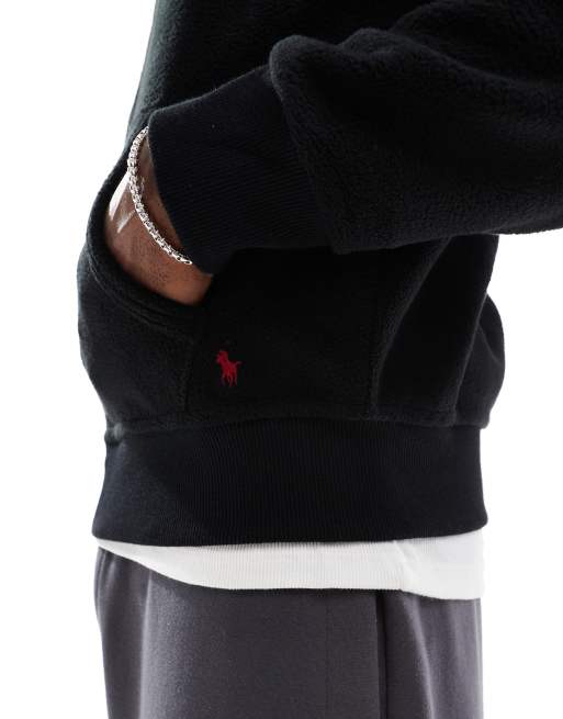 Polo Ralph Lauren - Sweat zippé confort à logo - Noir, 3 de 4