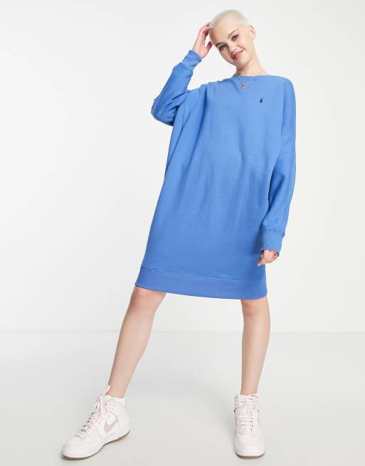 Polo Ralph Lauren sweater dress in blue