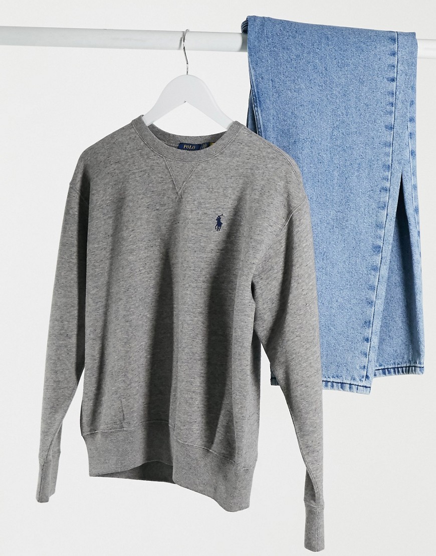 Polo Ralph Lauren - Sweater met ronde hals in vintage grijs