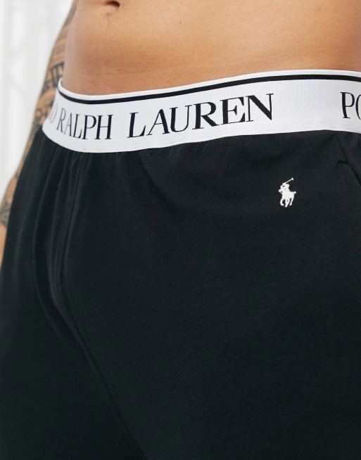 Polo Ralph Lauren sweatpants in black with logo waistband