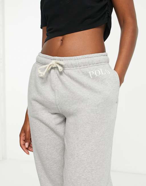 Polo Ralph Lauren Women's Sweatpants with Ankle Zip - Grey