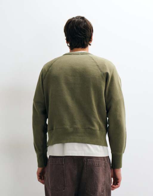 Polo Ralph Lauren sweatshirt imprimé ours saisonnier en kaki, 4 de 5