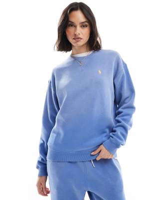 Polo Ralph Lauren - Sweatshirt in Blau mit Logo, Kombiteil