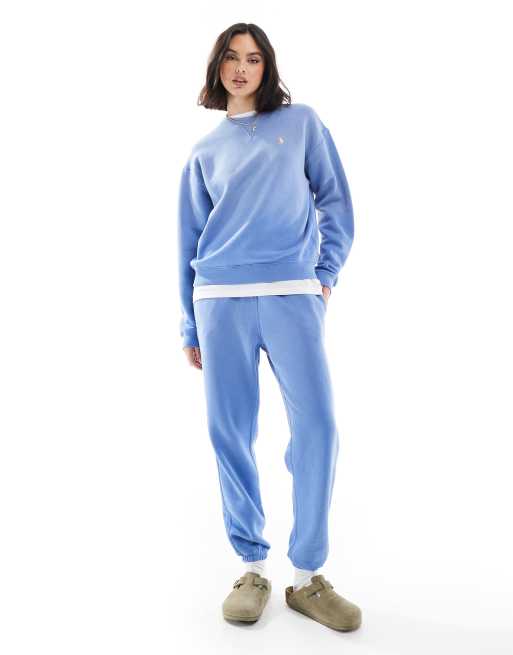 Polo Ralph Lauren – Sweatshirt in Blau mit Logo, Kombiteil, 3 von 4