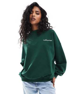 Polo Ralph Lauren - Sweatshirt in Grün mit kleinem Logo