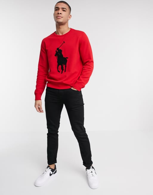 Ralph lauren store sweatshirt red