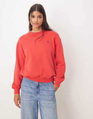 Polo Ralph Lauren - Sweatshirt in Rot mit Logo