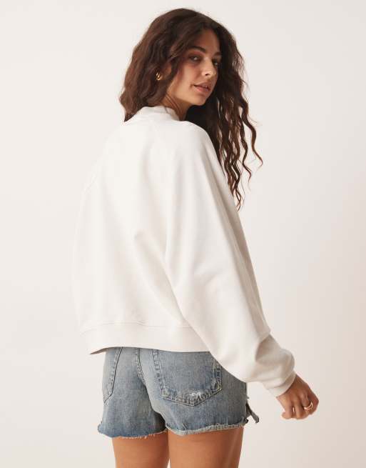 Polo Ralph Lauren – Sweatshirt in Wollweiß mit Flaggen-Motiv, 4 von 4