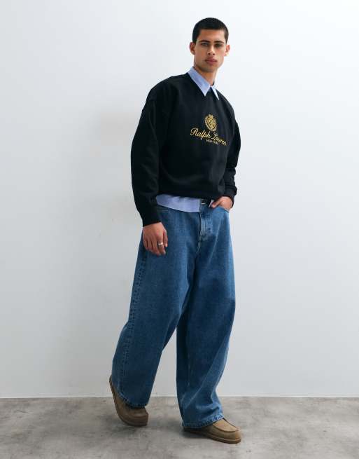 Polo Ralph Lauren sweatshirt med stor crest-logga i svart, 2 av 5