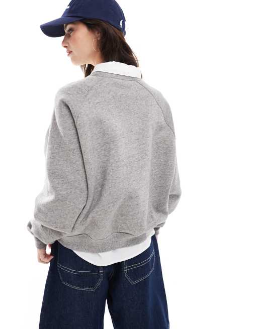 Polo Ralph Lauren - Sweatshirt met beer-logo in grijs, 4 van 4