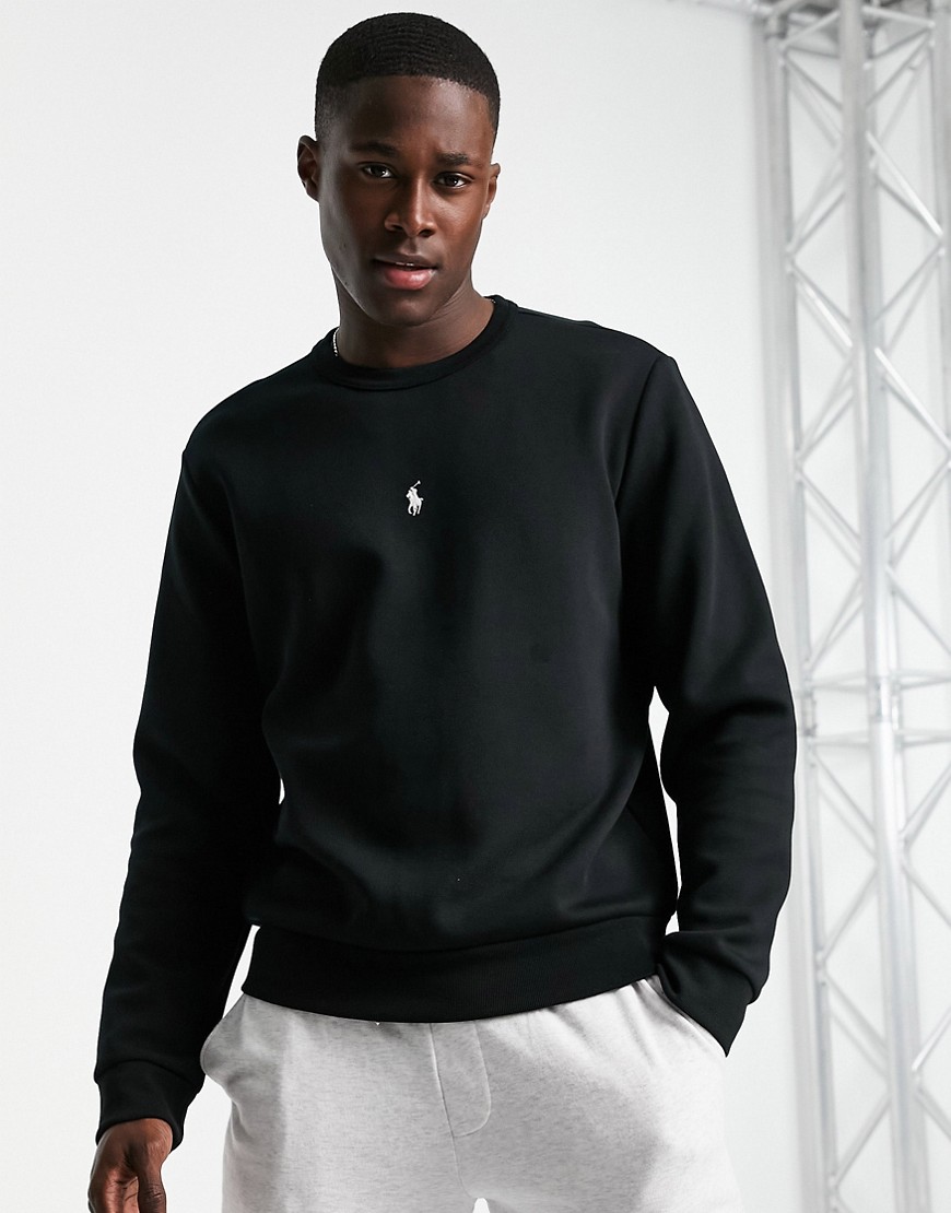 Polo Ralph Lauren - Sweatshirt met icoonlogo in het midden in zwart