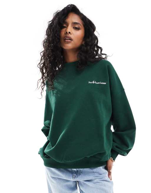 Polo Ralph Lauren - Sweatshirt met klein logo in groen