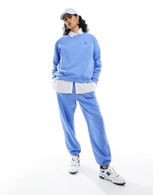 Polo Ralph Lauren - Sweatshirt met logo in blauw, 3 van 4