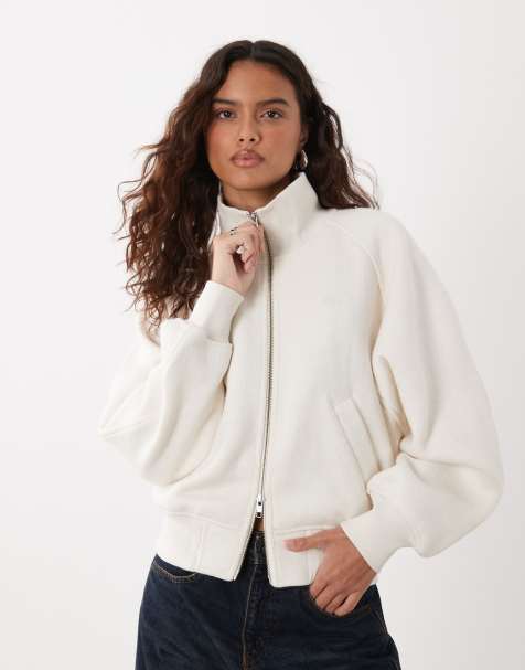 Polo Ralph Lauren sweatshirt met rits in gebroken wit - view 1