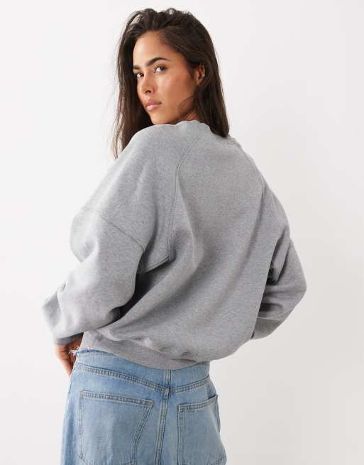 Polo Ralph Lauren Sweatshirt mit Varsity-Wappen in Grau, 4 von 4