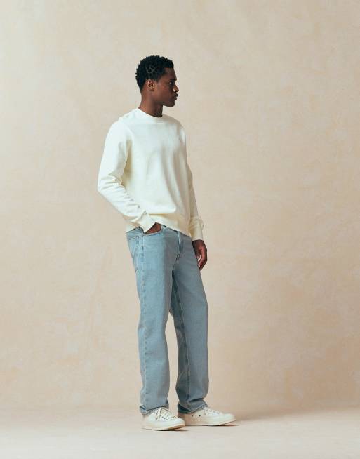 Polo Ralph Lauren - Sweatshirt van loopback jersey met iconlogo in crème, 2 van 5