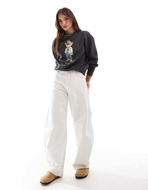 Polo Ralph Lauren sweatshirt with bear logo in black, 2 of 4