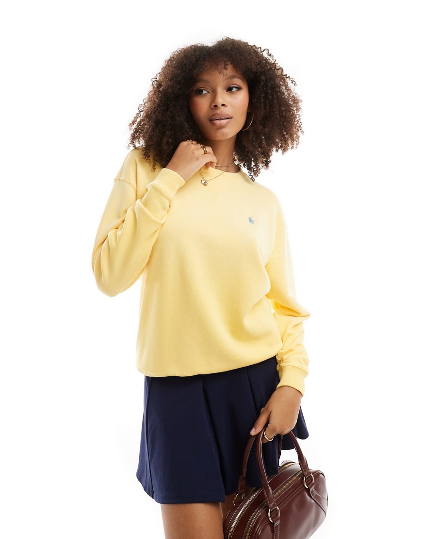 Polo Ralph Lauren sweatshirt with logo in yellow