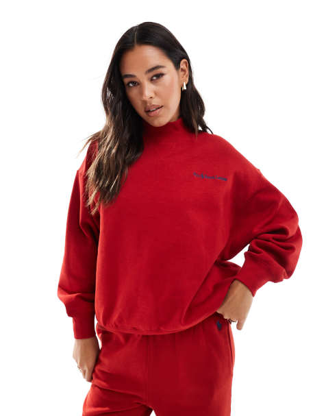 Polo Ralph Lauren sweatshirt with small logo in red - view 1