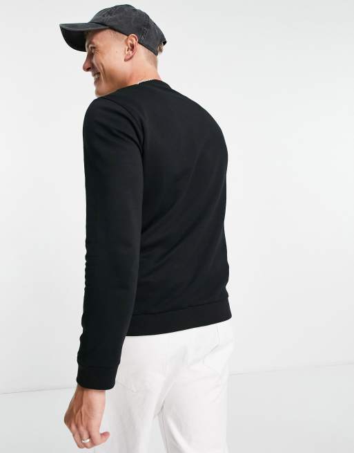 Ralph lauren black sweatshirt hot sale