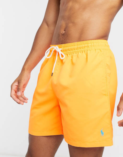 Orange ralph lauren sales swim shorts