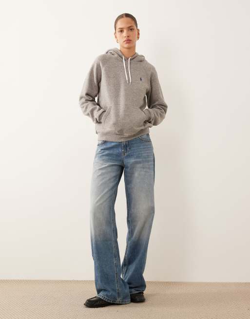 Polo Ralph Lauren – Szara bluza z kapturem i logo, 3 z 4