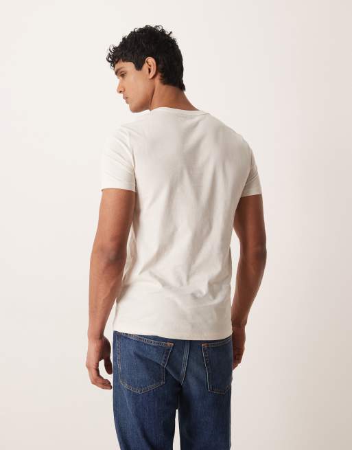Polo Ralph Lauren - T-shirt à manches courtes et logo - Crème, 4 de 5