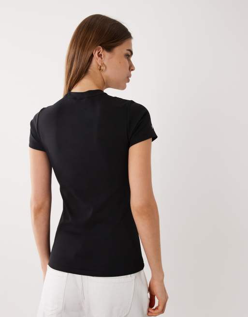 Polo Ralph Lauren - T-shirt a maniche corte nera con logo grande, 4 di 4