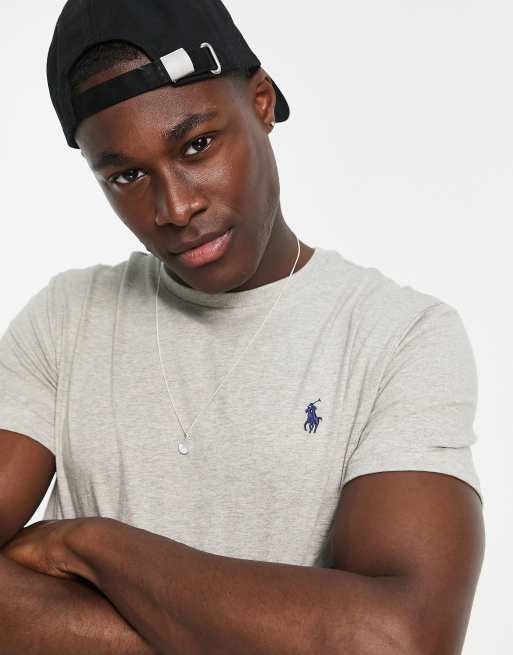 Polo Ralph Lauren - T-shirt ajusté à logo emblématique - Gris, 4 de 4