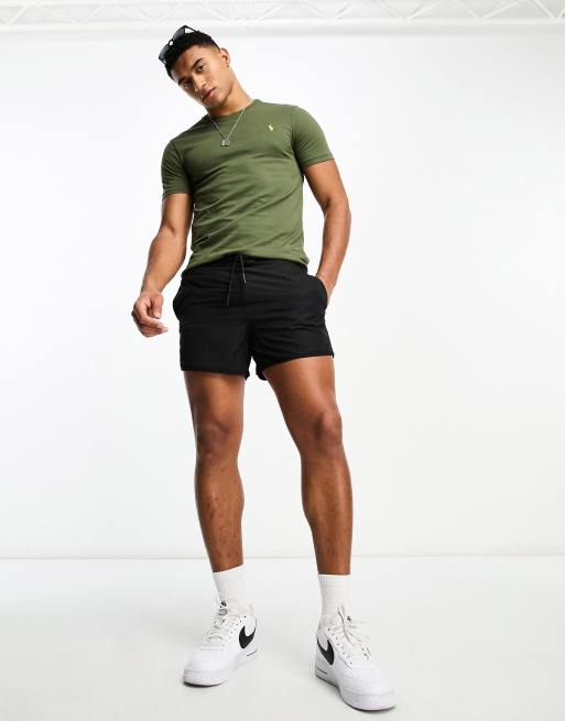Polo Ralph Lauren - T-shirt avec logo emblématique sur le devant - Vert foncé