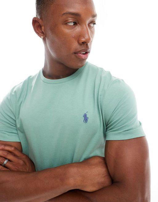 Polo Ralph Lauren - T-shirt avec logo emblématique - Vert clair