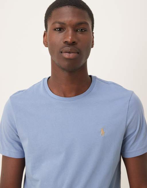 Polo Ralph Lauren - T-shirt azzurra con logo, 2 di 4