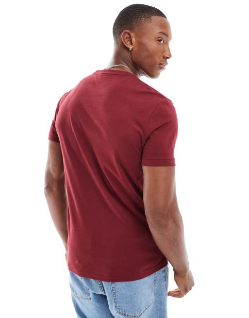 Polo Ralph Lauren - T-shirt bordeaux con logo, 4 di 4