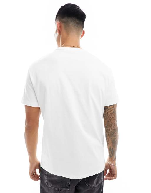 Polo Ralph Lauren - T-shirt classique oversize avec logo à imprimé fleuri - Blanc, 4 de 4