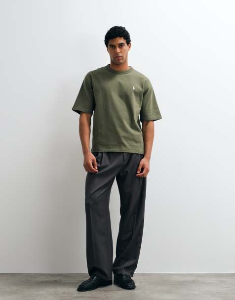 Polo Ralph Lauren - T-shirt comoda kaki con logo - view 1