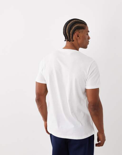 Polo Ralph Lauren - T-shirt confort avec logo texte sur le devant - Blanc, 5 de 5