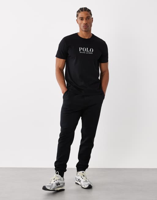 Polo Ralph Lauren - T-shirt confort avec logo texte sur le devant - Noir, 2 de 5