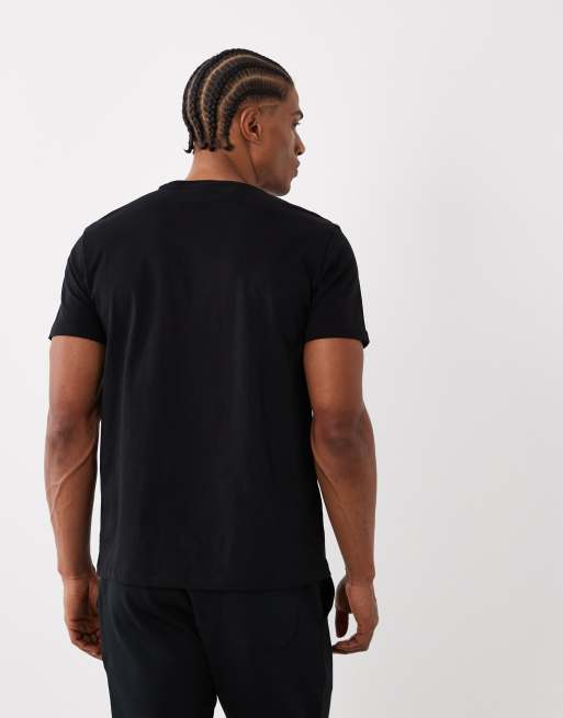 Polo Ralph Lauren - T-shirt confort avec logo texte sur le devant - Noir, 3 de 5