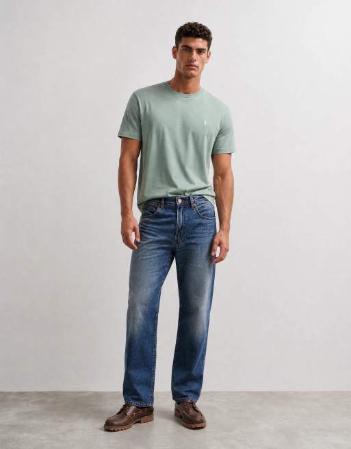 Polo Ralph Lauren t-shirt coupe classique avec logo icon en vert clair, 7 de 10