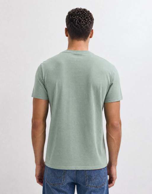 Polo Ralph Lauren t-shirt coupe classique avec logo icon en vert clair, 8 de 10