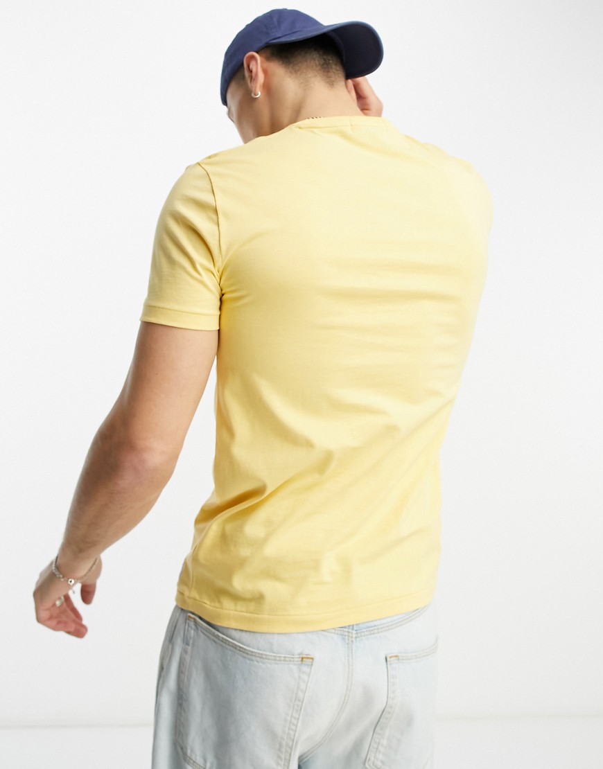T-shirt custom fit giallo slavato con logo sul davanti - Polo Ralph Lauren T-shirt donna  - immagine2