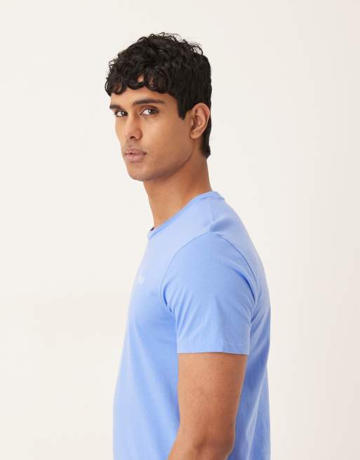 Polo Ralph Lauren - T-shirt da casa a maniche corte blu medio con logo centrale, 4 di 5