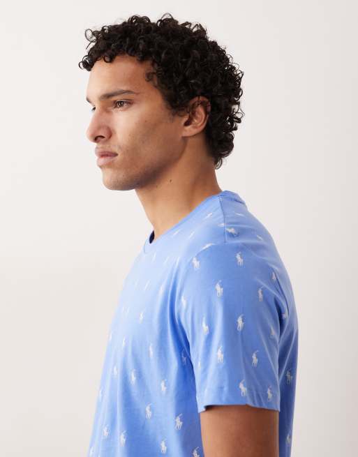 Polo Ralph Lauren - T-shirt da casa con logo blu medio, 3 di 5