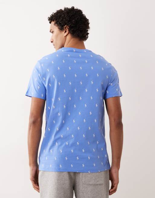 Polo Ralph Lauren - T-shirt da casa con logo blu medio, 5 di 5