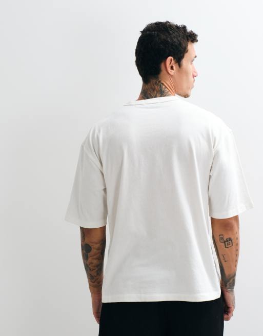 Polo Ralph Lauren t-shirt épais à écusson en crème, 5 de 5