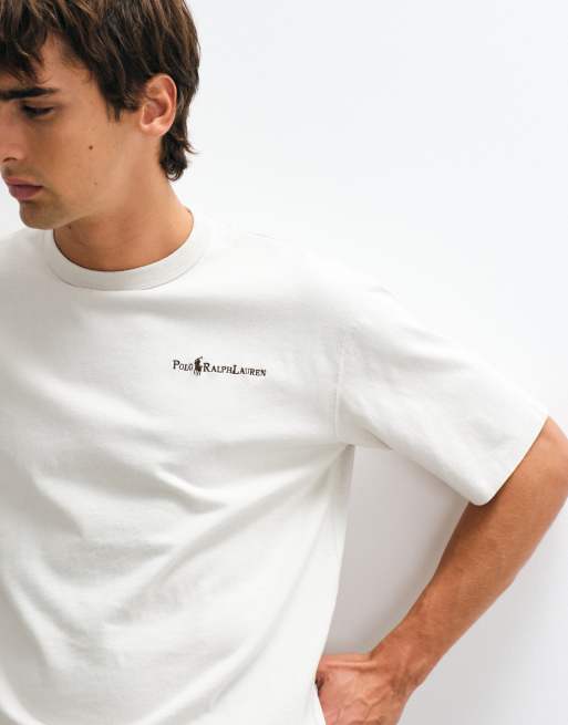 Polo Ralph Lauren t-shirt épais à logo script écru, 2 de 5