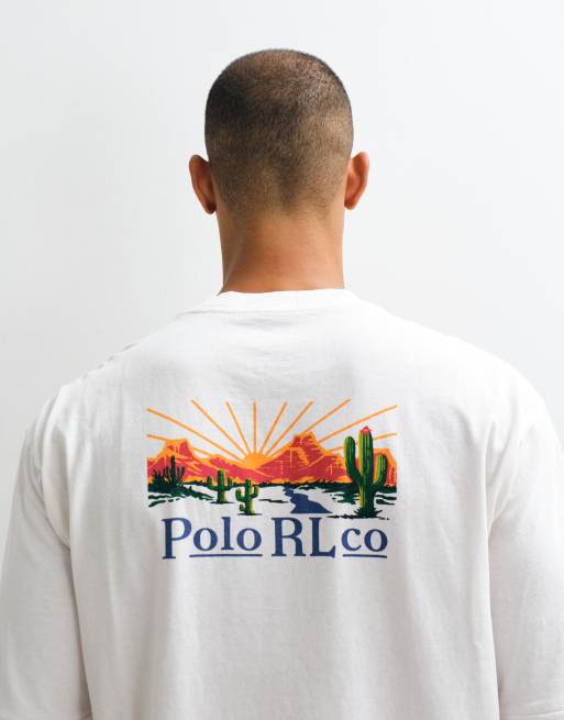 Polo Ralph Lauren t-shirt imprimé graphique au dos blanc, 2 de 5